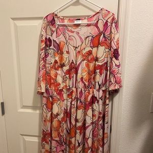Multicolored Shark Bite Dress